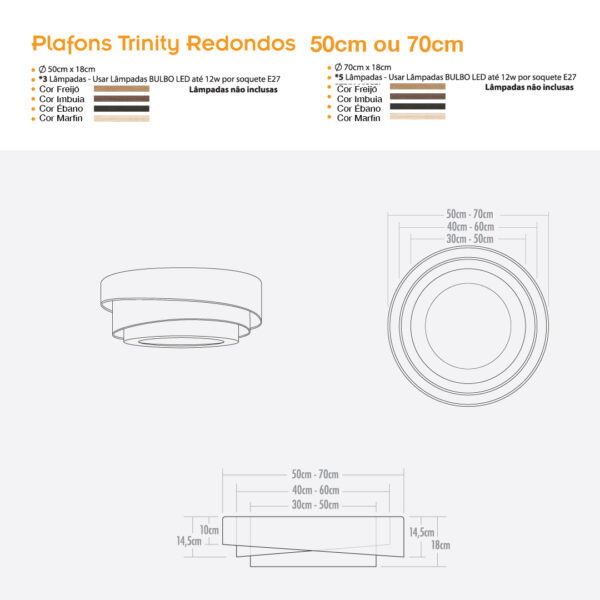 Plafon Trinity Redondo - Image 2