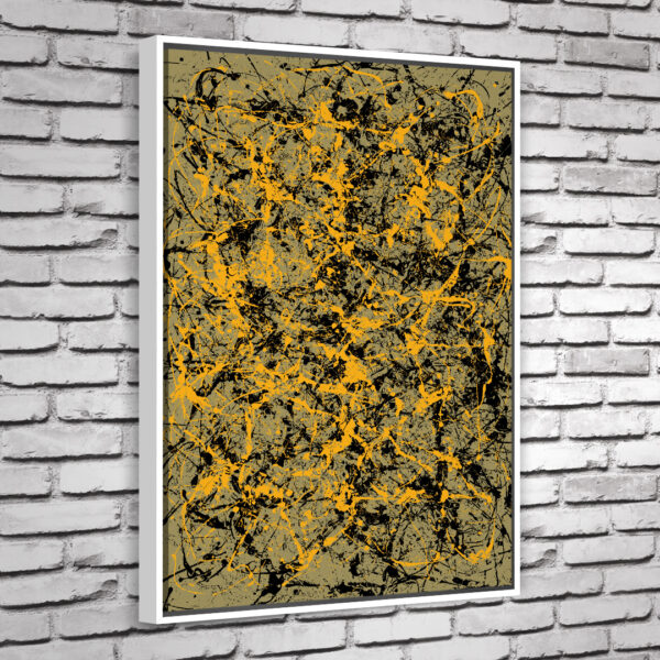Quadro Yellow Splash Vertical - Image 3