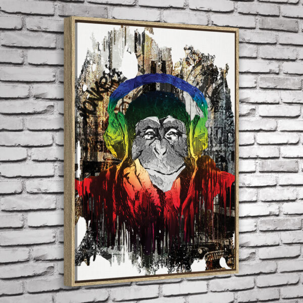 Quadro Monkey Sound White - Image 4