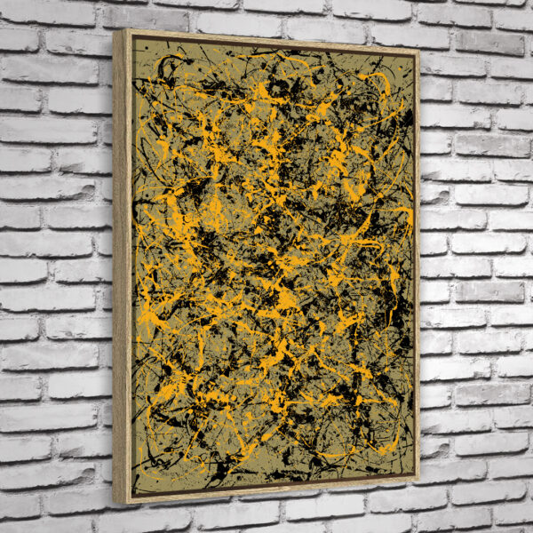 Quadro Yellow Splash Vertical - Image 4