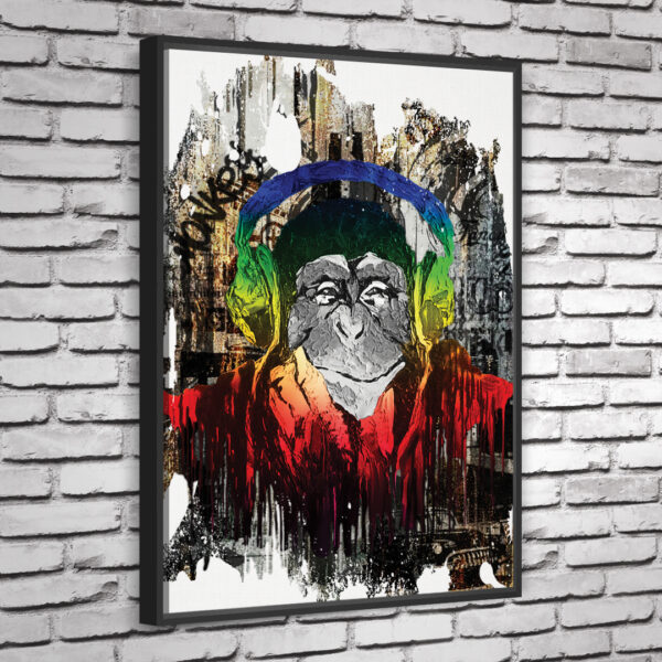Quadro Monkey Sound White - Image 6