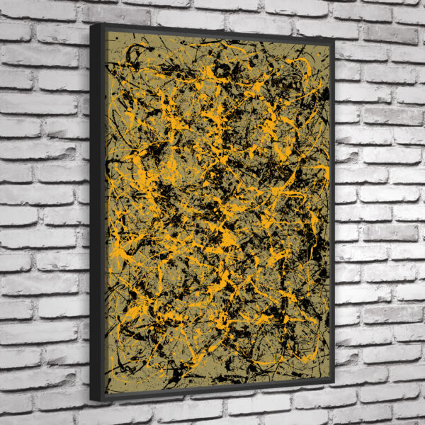 Quadro Yellow Splash Vertical - Image 6