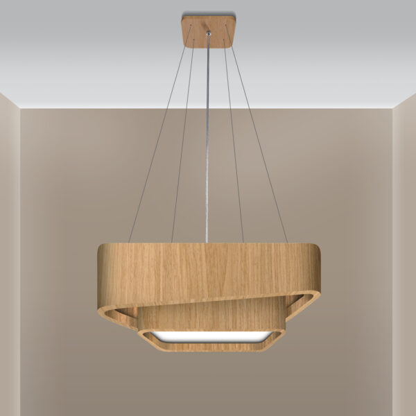 Pendente Doble Quadrado - Image 3