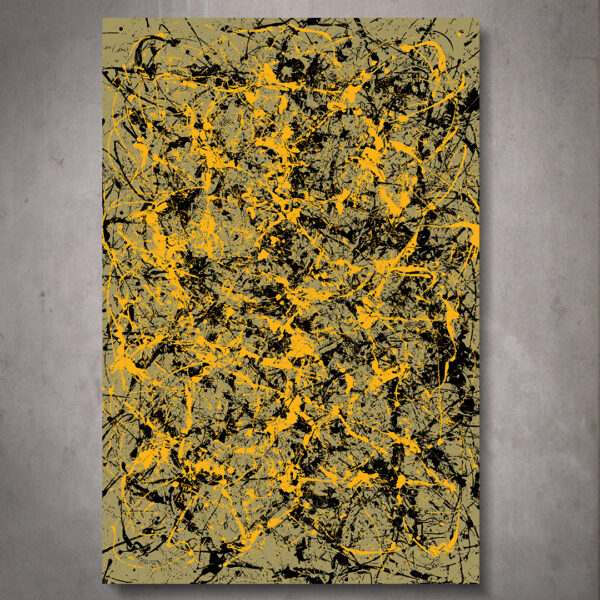 Quadro Yellow Splash Vertical - Image 2