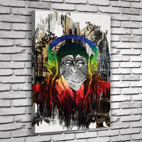 Quadro Monkey Sound White - Image 7