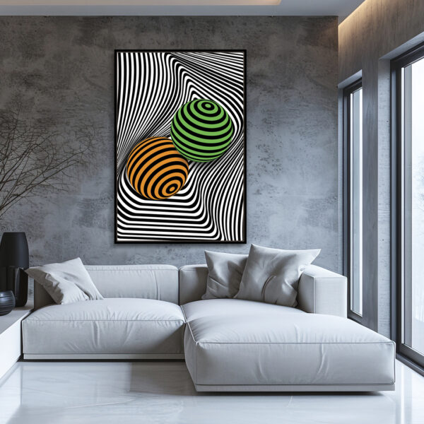 Quadro Esferas Vertical