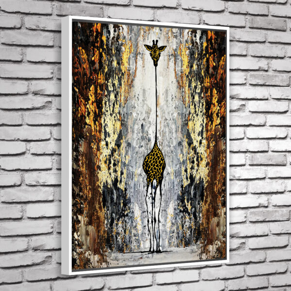 Quadro Olga Black Gold Vertical - Image 3
