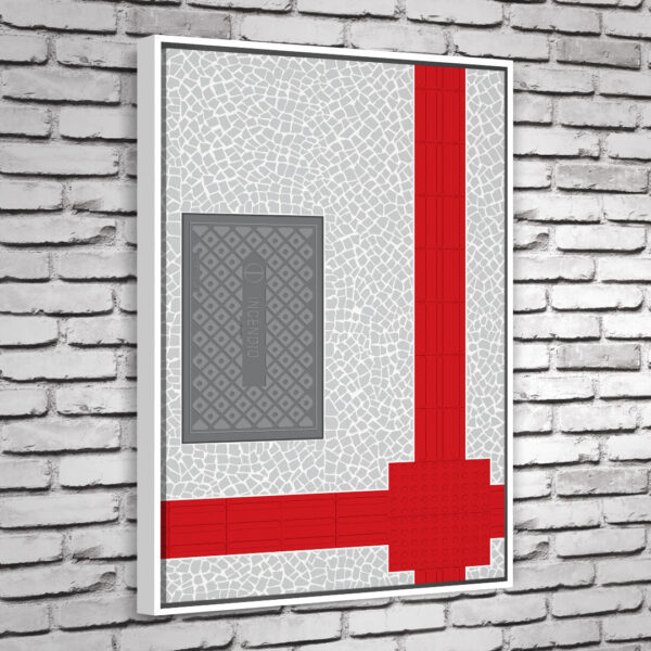 Quadro Red Walk Vertical - Image 3