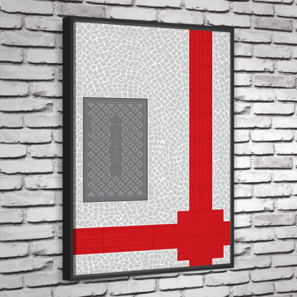 Quadro Red Walk Vertical - Image 6