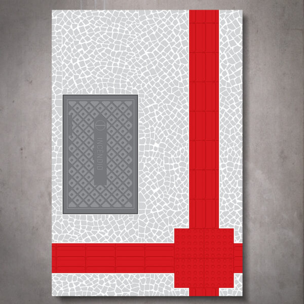 Quadro Red Walk Vertical - Image 2